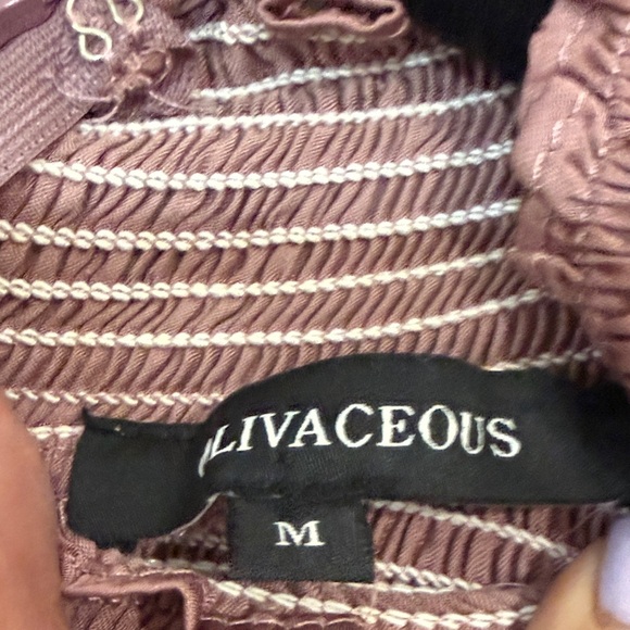 Olivaceous Long Sleeve Mauve Dress - Picture 3 of 3